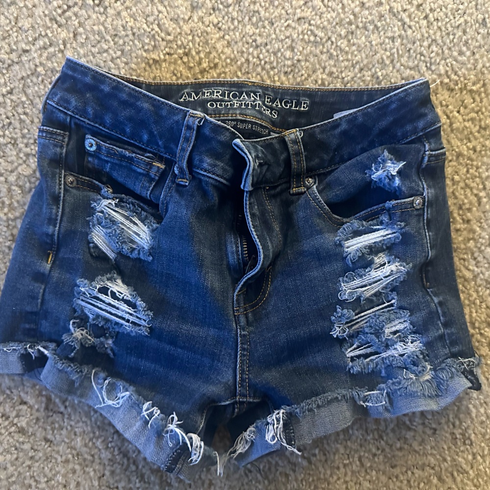 Hi rise shortie American eagle 0 shorts